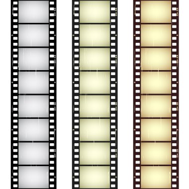 scratched seamless film strips clipart