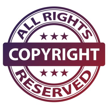 pure copyright stamp clipart