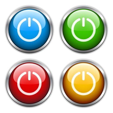 glossy buttons clipart