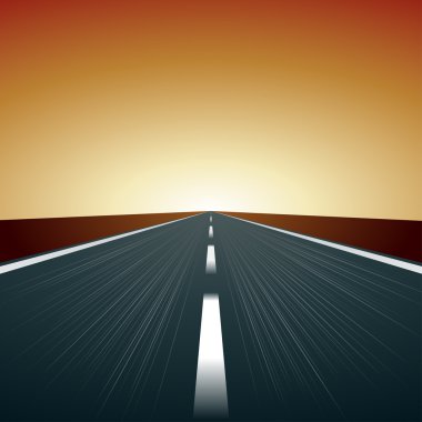 blurred road clipart