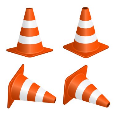 traffic cones clipart