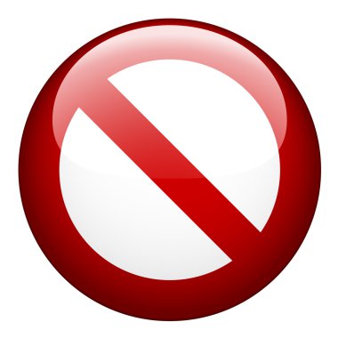 blank ban clipart