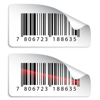 barcode stickers clipart