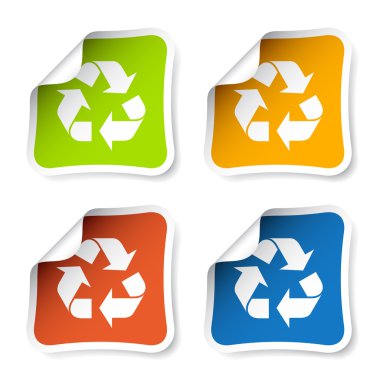 recycle stickers clipart