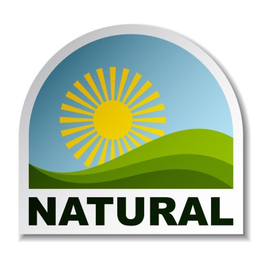 natural landscape sticker clipart