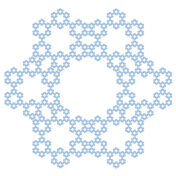 Crystal snowflake — Stock vektor