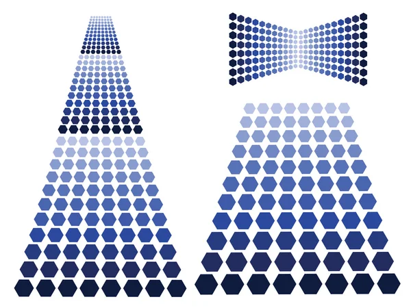 Éléments de conception bleu — Image vectorielle