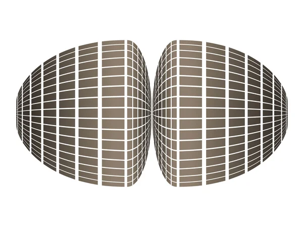 Elemento de diseño marrón — Archivo Imágenes Vectoriales