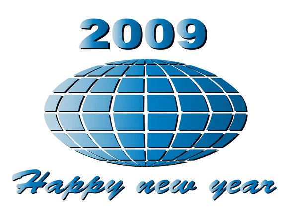Νέο έτος 2009 — Διανυσματικό Αρχείο