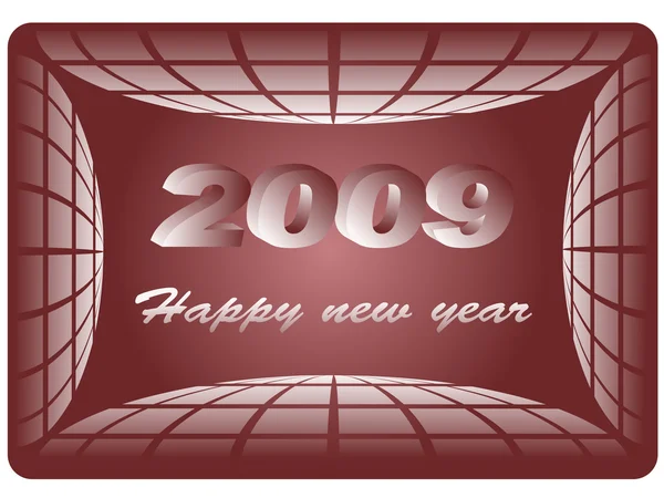 Új év 2009 — Stock Vector