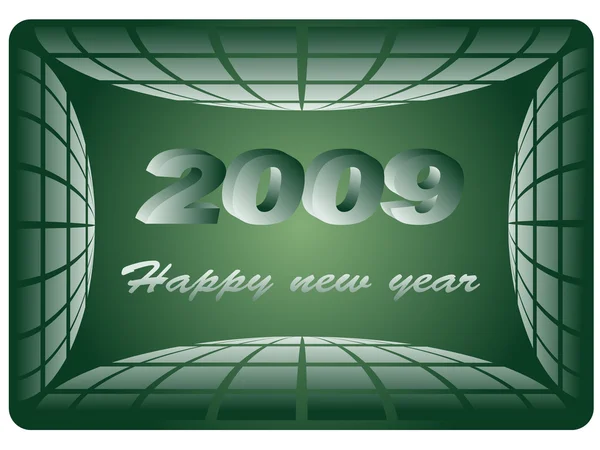 Yeni yıl 2009 — Stok Vektör