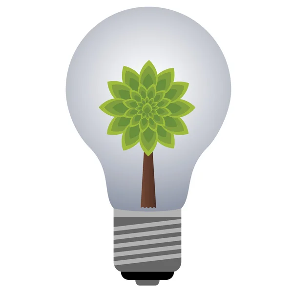 Plant lamp — Stockvector