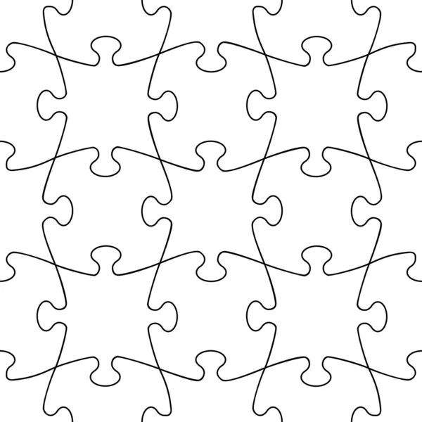 투명 한 원활한 퍼즐 — 스톡 벡터