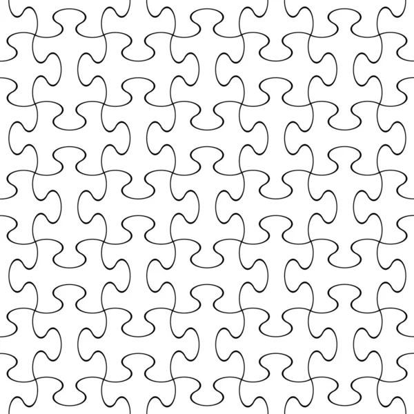Transparent seamless puzzle — Stock Vector
