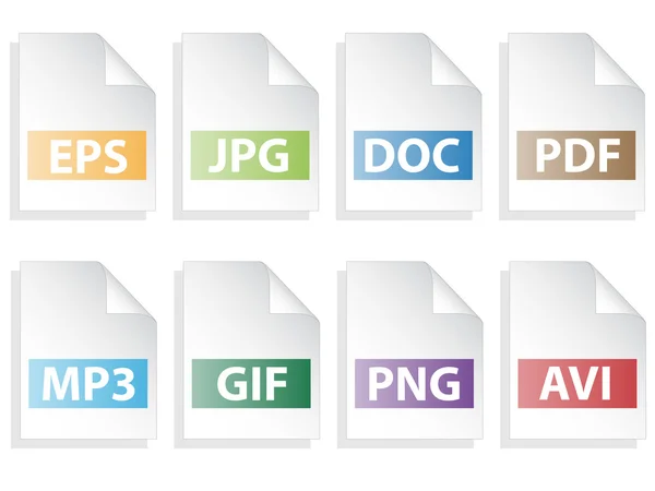 Icônes de document — Image vectorielle