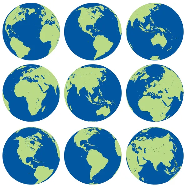 Globes — Image vectorielle
