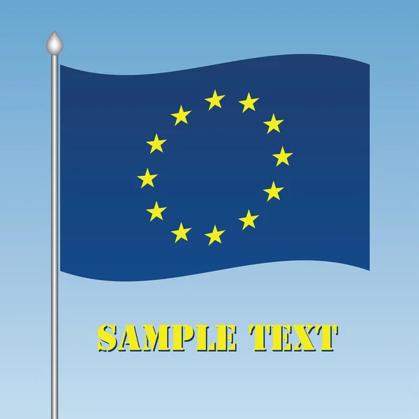EU-flagga — Stock vektor