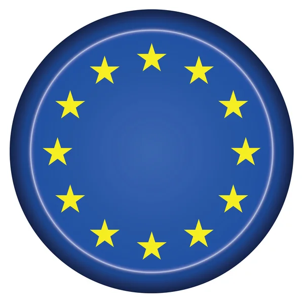 Badge eu-flagga — Stock vektor