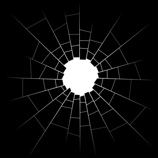 Verre cassé — Image vectorielle