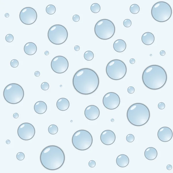 Wasserblasen nahtlos — Stockvektor