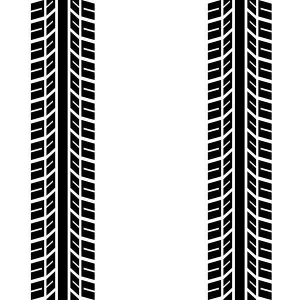 Trazas sin fisuras de los neumáticos — Vector de stock