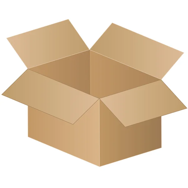 stock vector Shipping box