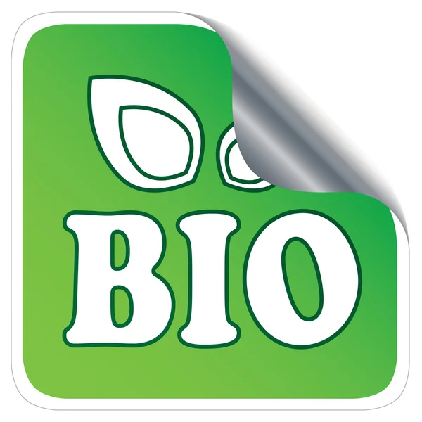 Bio sticker — Stock Vector