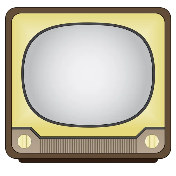 Vintage-Fernsehen — Stockvektor