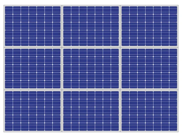 Panneau photovoltaïque — Image vectorielle
