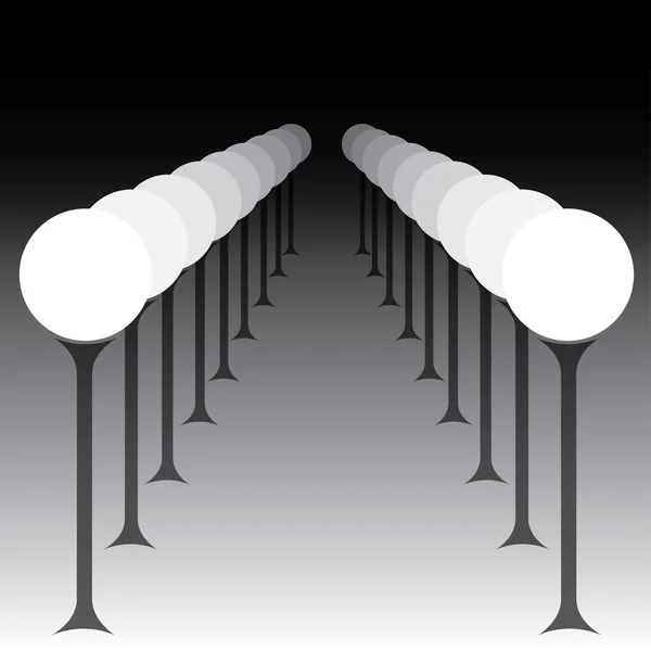Lampes d'extérieur — Image vectorielle