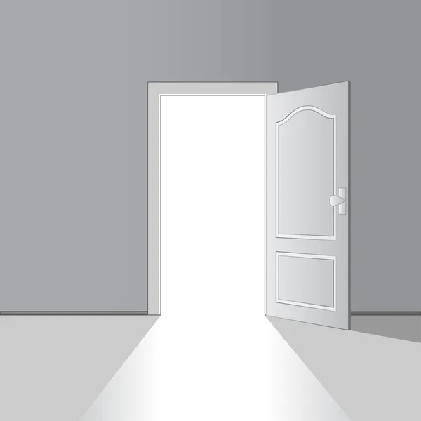 Öppnade dörren — Stock vektor