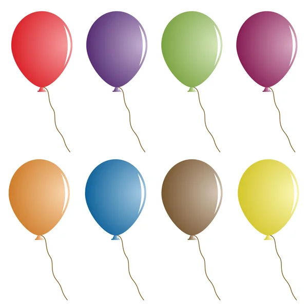 Balões de festa — Vetor de Stock