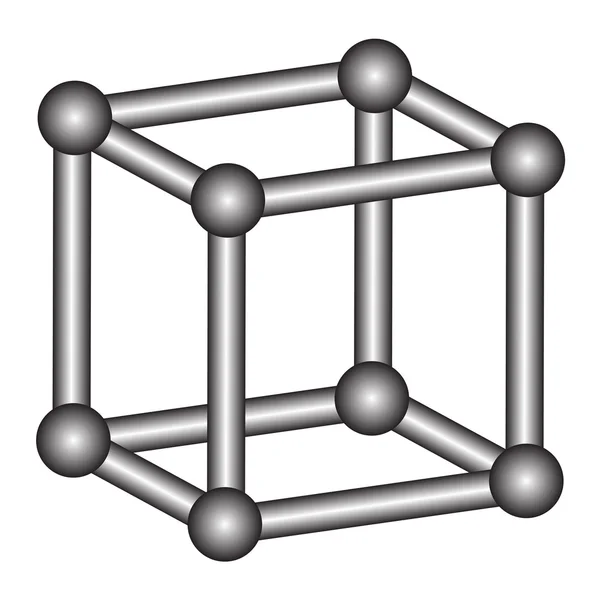 3-й куб — стоковый вектор