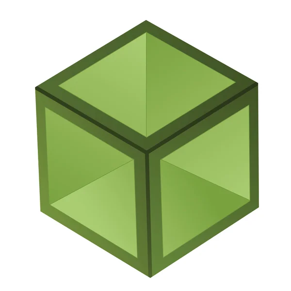 3D-kubus — Stockvector