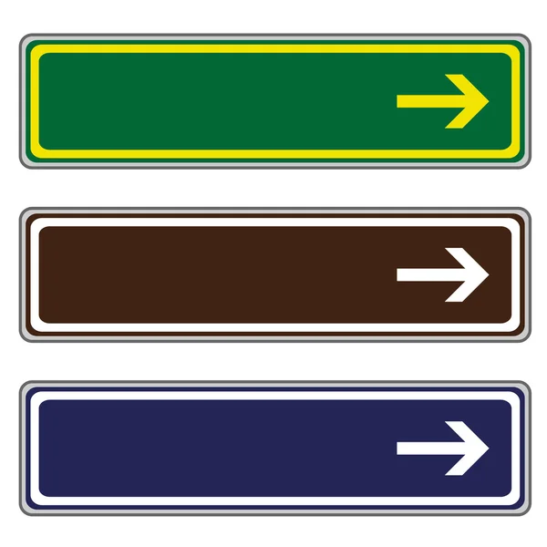 Direction signs — Stock Vector