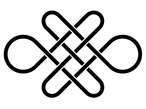 Sonsuz celtic knot — Stok Vektör