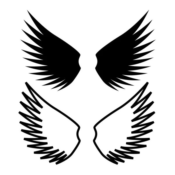 Vleugels — Stockvector