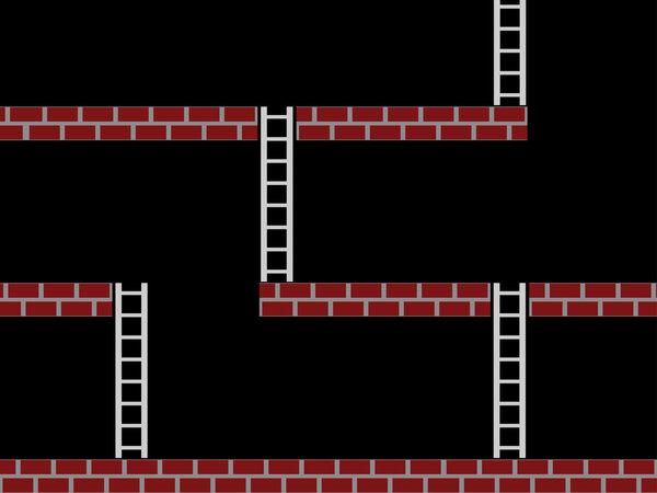 old arcade game screen