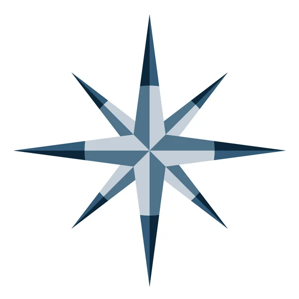 Modré windrose — Stockový vektor