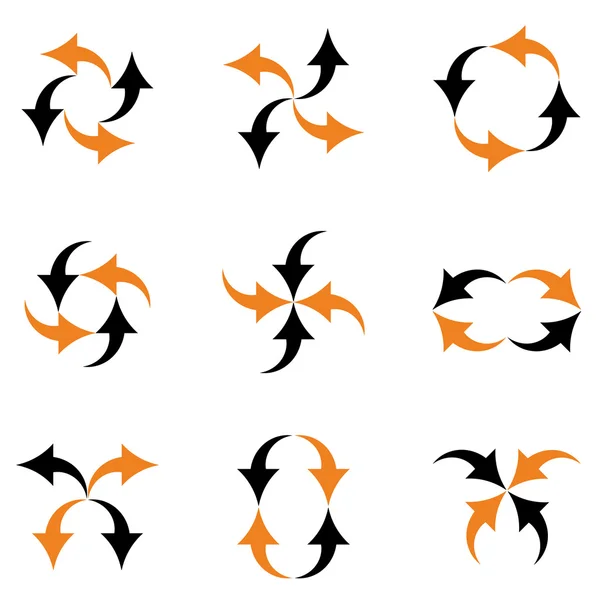 Arrows composition — стоковый вектор