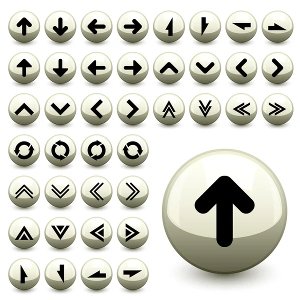 Arrow buttons — Stock Vector