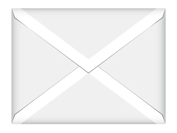 Envelope branco — Vetor de Stock
