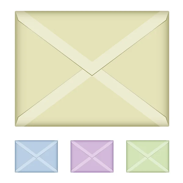 Enveloppes colorées — Image vectorielle