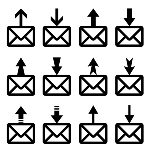 Sinais de email — Vetor de Stock