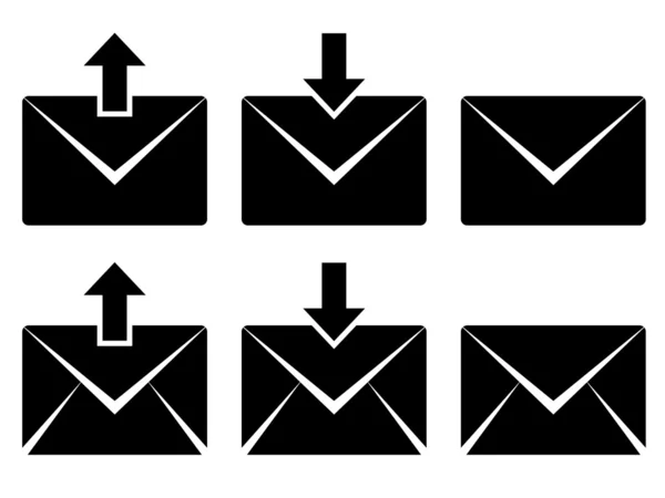 Señales de correo electrónico — Vector de stock