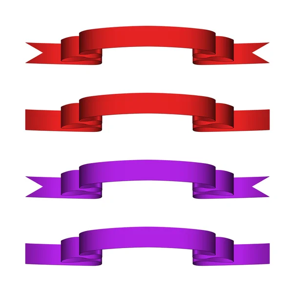 Ribbons — Stock Vector