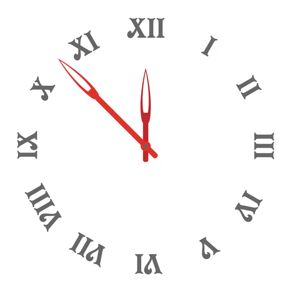 時計の文字盤 - 簡単時間を変更します。 — ストックベクタ