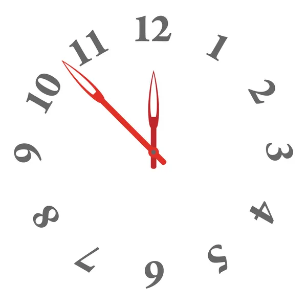 Reloj de la cara - tiempo de cambio fácil — Archivo Imágenes Vectoriales