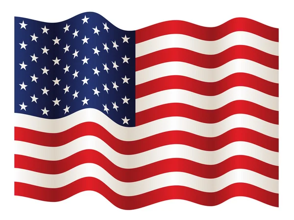 USA flagga — Stock vektor