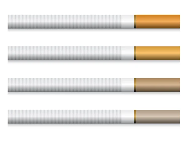 Zigaretten - Orangenfilter — Stockvektor